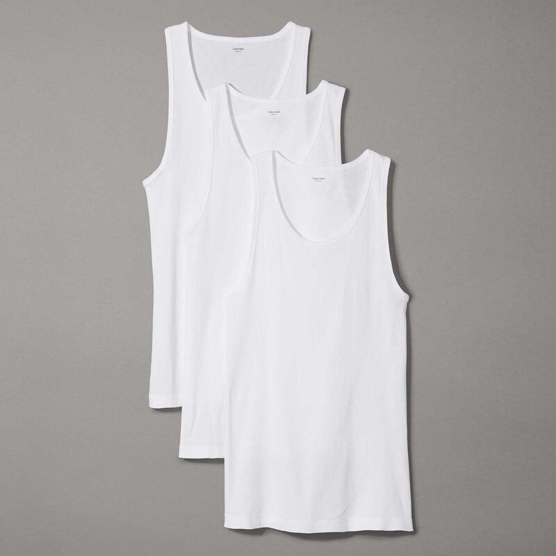Calvin Klein Cotton Classics Tank Tops - 3 Pack image number 1